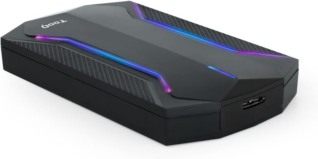 Caixa Externa Gaming para Disco Rígido de 2.5" TooQ TQE-2599RGB/ USB 3.1/ Sem parafusos - Imagem 2