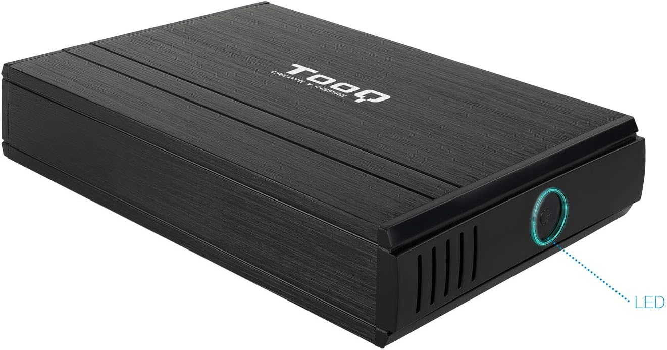 Caixa Externa para Disco Rígido de 3.5" TooQ TQE-3520B/ USB 2.0 - Imagem 2