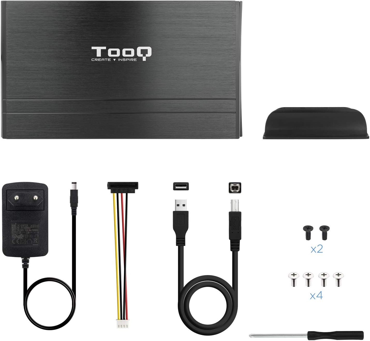 Caixa Externa para Disco Rígido de 3.5" TooQ TQE-3520B/ USB 2.0 - Imagem 5