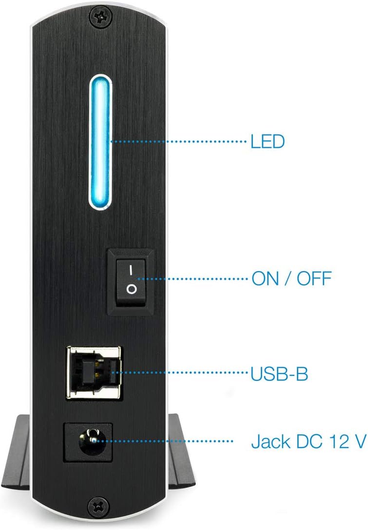 Caixa Externa para Disco Rígido de 3.5" TooQ TQE-3531B/ USB 2.0 - Imagem 5