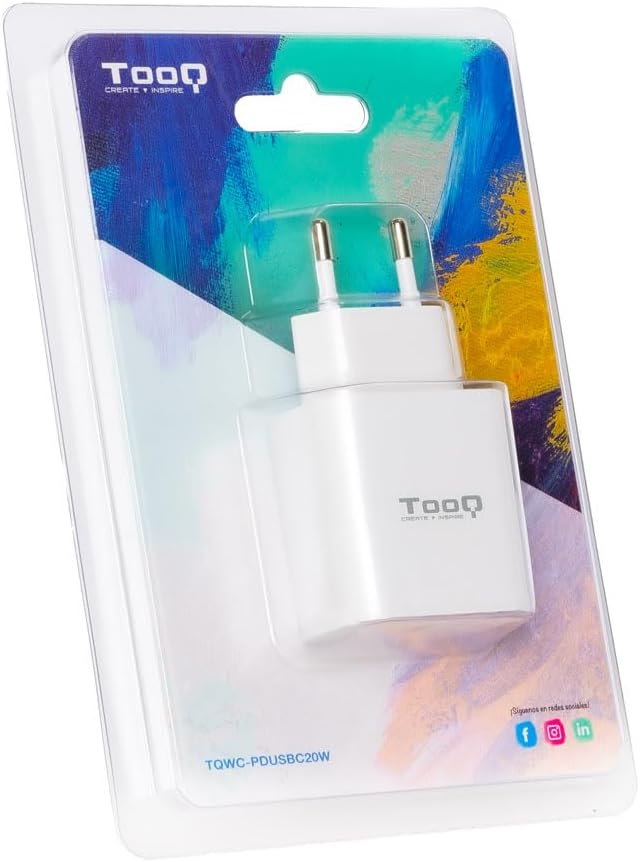 Carregador de Parede TooQ TQWC-PDUSBC20W/ 1xUSB Tipo-C/ 20W - Imagem 4