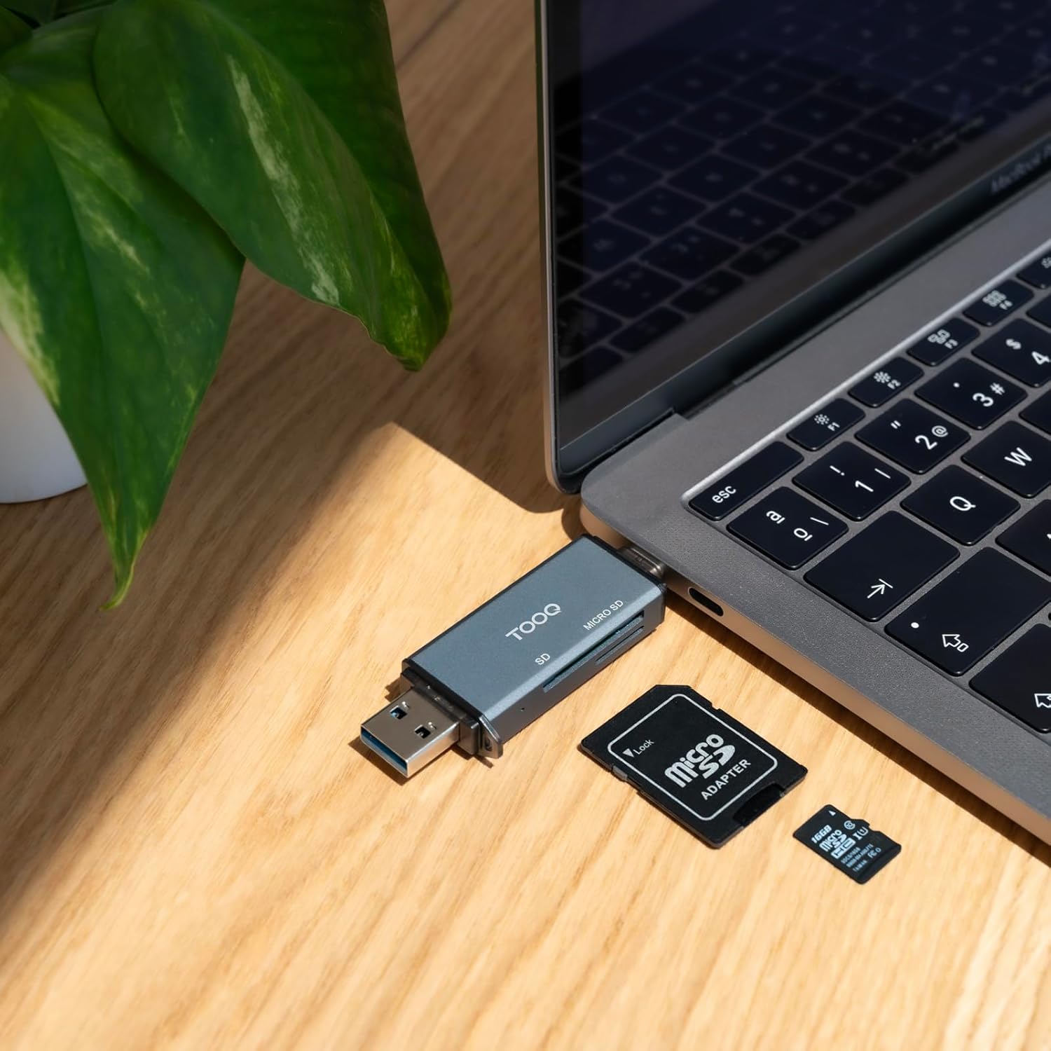Leitor de Cartões Externo TooQ TQR-3001G/ USB 3.0 e USB Tipo-C - Imagem 5