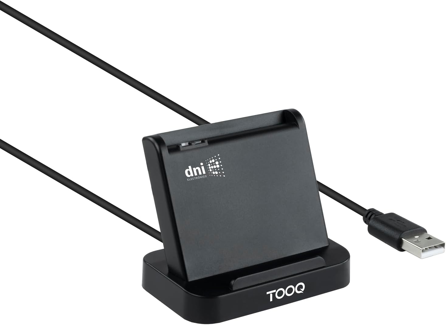 Leitor de CC TooQ TQR-220B/ USB 2.0/ Preto