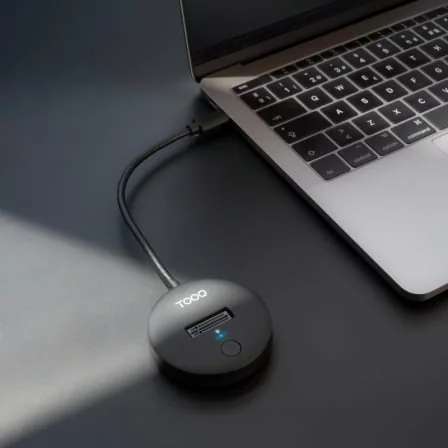 Docking Station TooQ TQDS-100B para SSD M.2 NVMe PCIe USB-C 3.2 Gen 2 10Gbps até 8TB Preto - Imagem 3