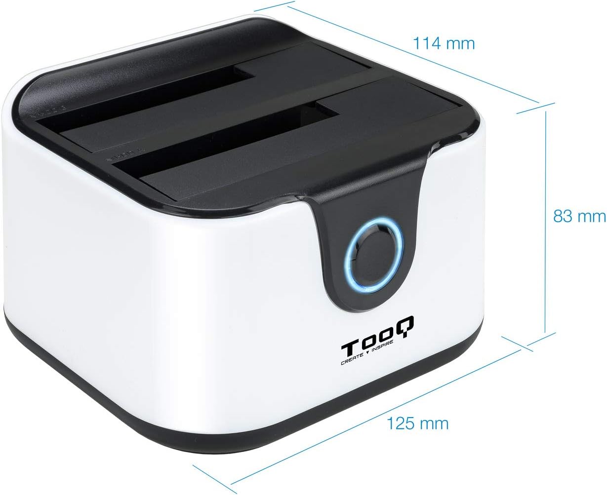 Docking Station para Discos Rígidos TooQ TQDS-802BW - Imagem 5