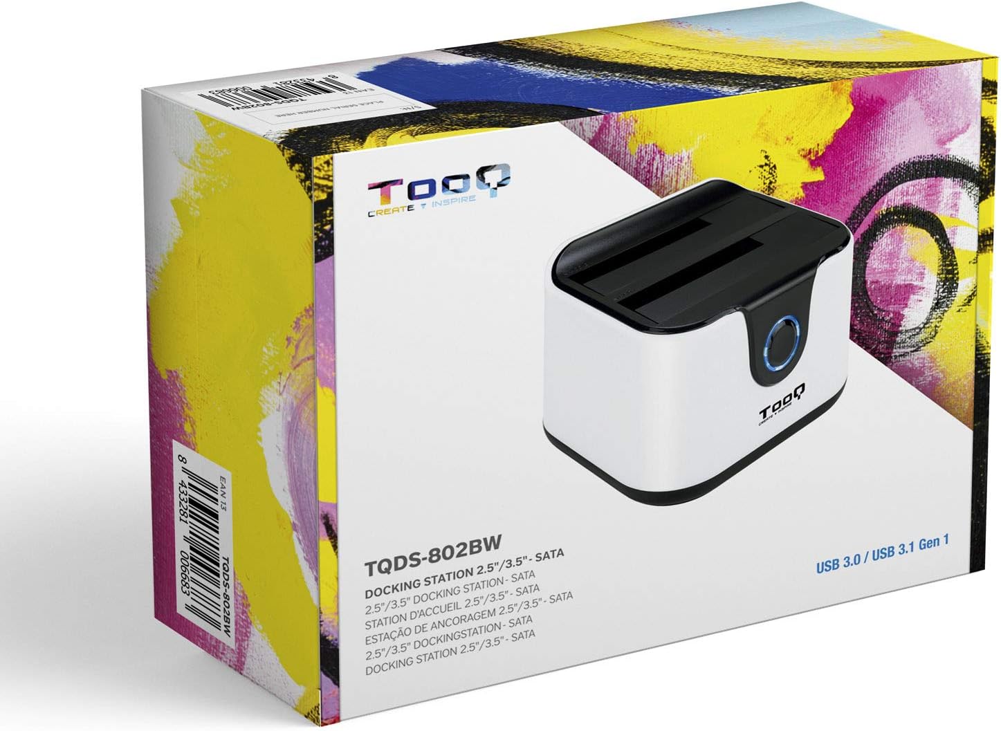 Docking Station para Discos Rígidos TooQ TQDS-802BW - Imagem 7