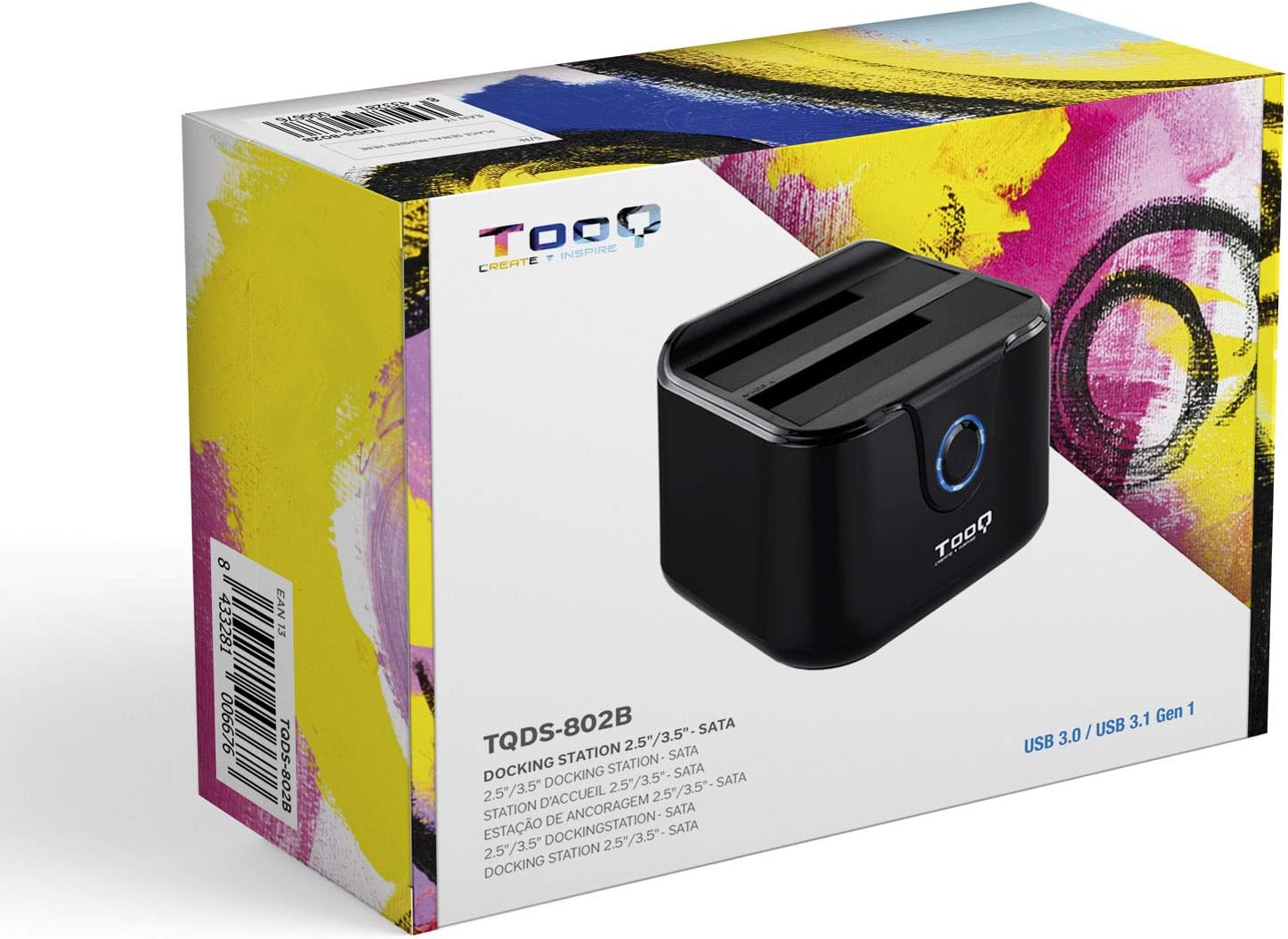 Docking Station para Discos Rígidos TooQ TQDS-802B - Imagem 7