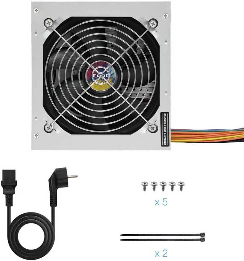 Fonte de Alimentação TooQ TQAPOLO-500SP/ 500W/ Ventoinha 12cm - Imagem 2