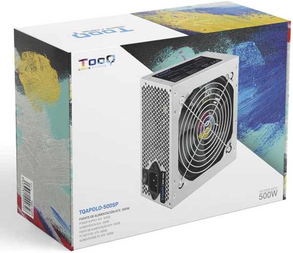 Fonte de Alimentação TooQ TQAPOLO-500SP/ 500W/ Ventoinha 12cm - Imagem 6