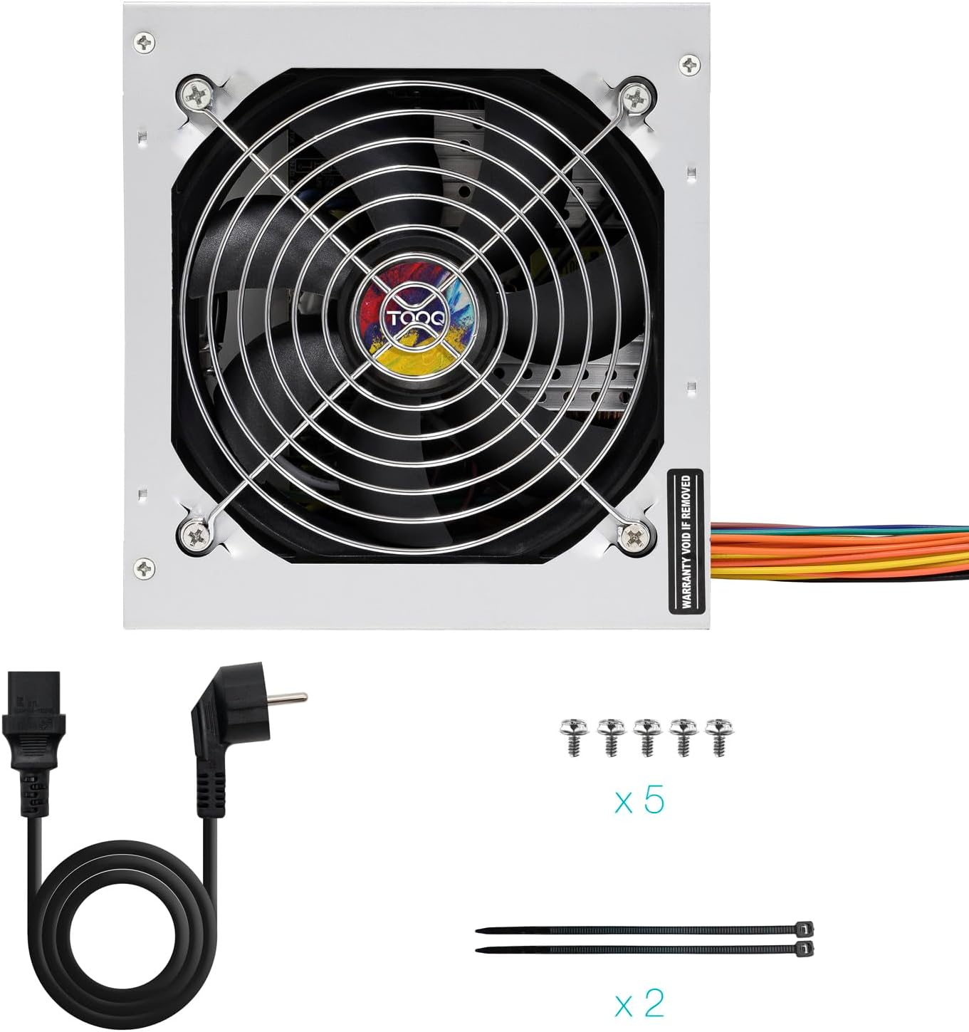 Fonte de Alimentação TooQ TQAPOLO-550SP/ 550W/ Ventoinha 12cm - Imagem 6