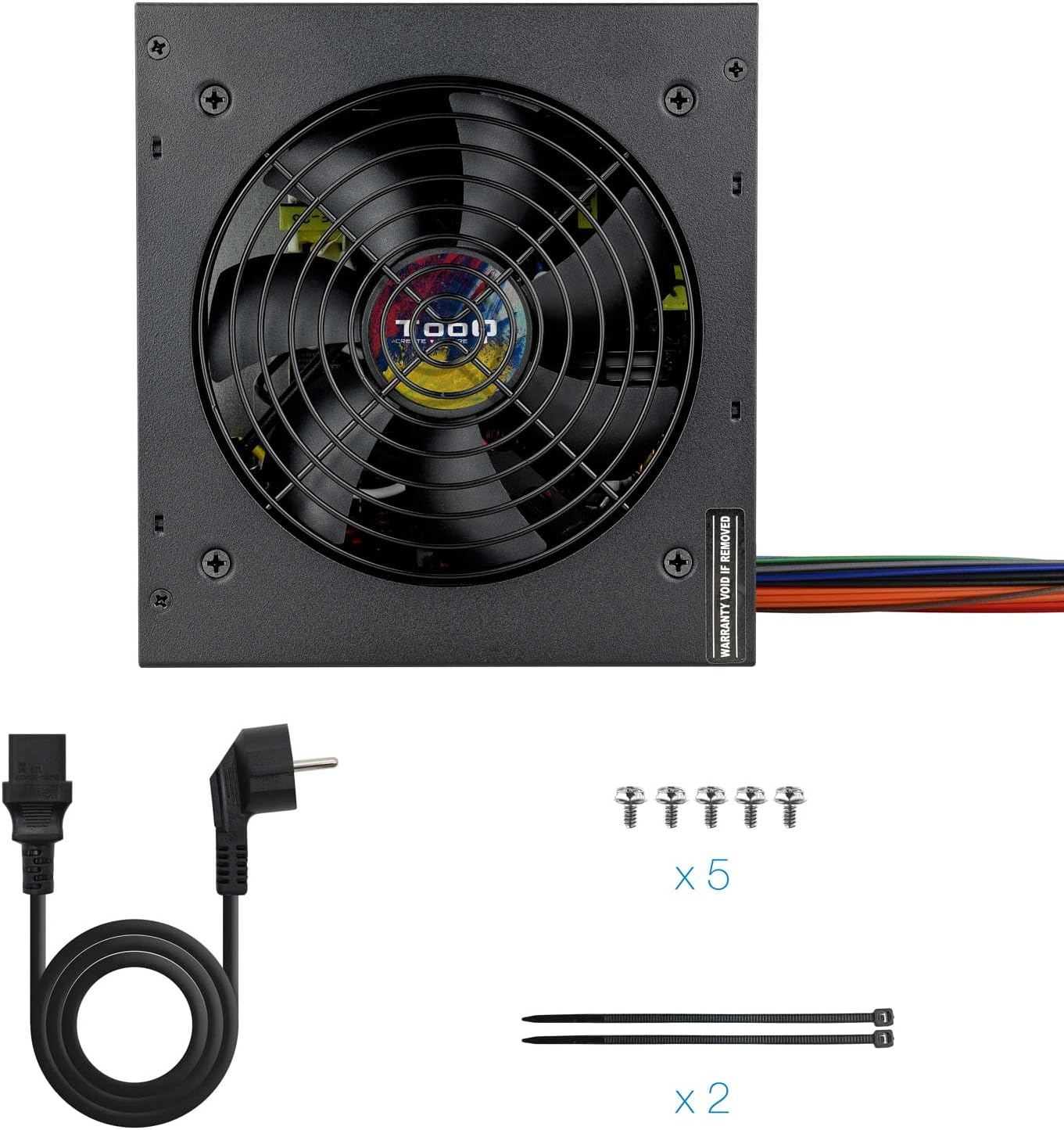 Fonte de Alimentação TooQ TQAPOLO-600SP/ 600W/ Ventoinha 14cm - Imagem 6