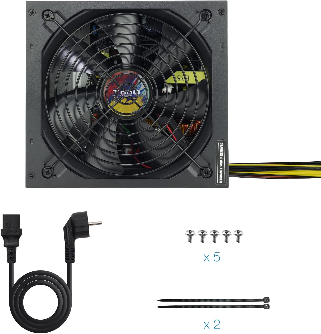 Fonte de Alimentação TooQ TQAPOLO-650SP/ 650W/ Ventilador 14cm - Imagem 6