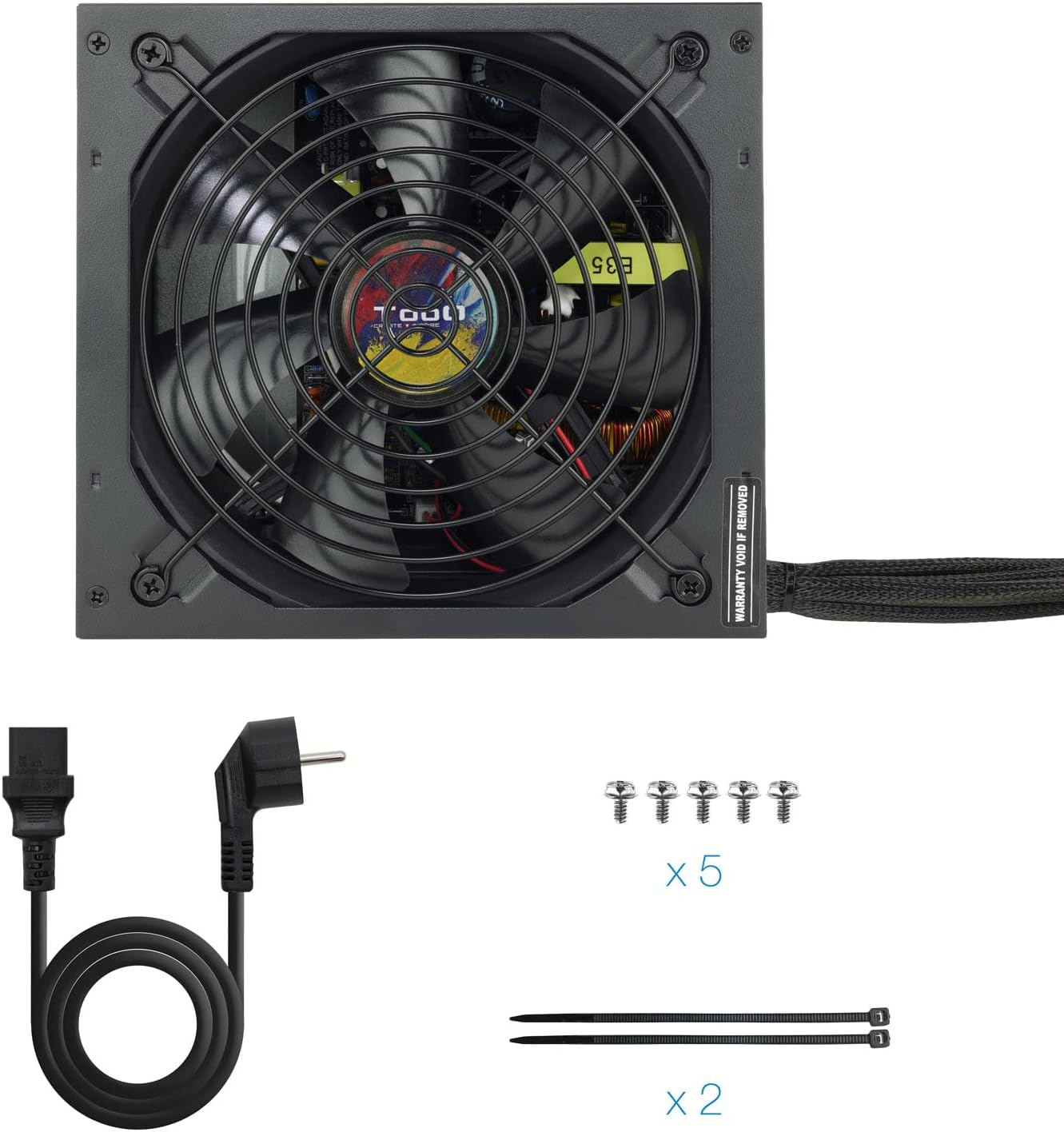 Fonte de Alimentação Tooq TQAPOLO-750SP/ 750W/ Ventoinha 14cm - Imagem 5