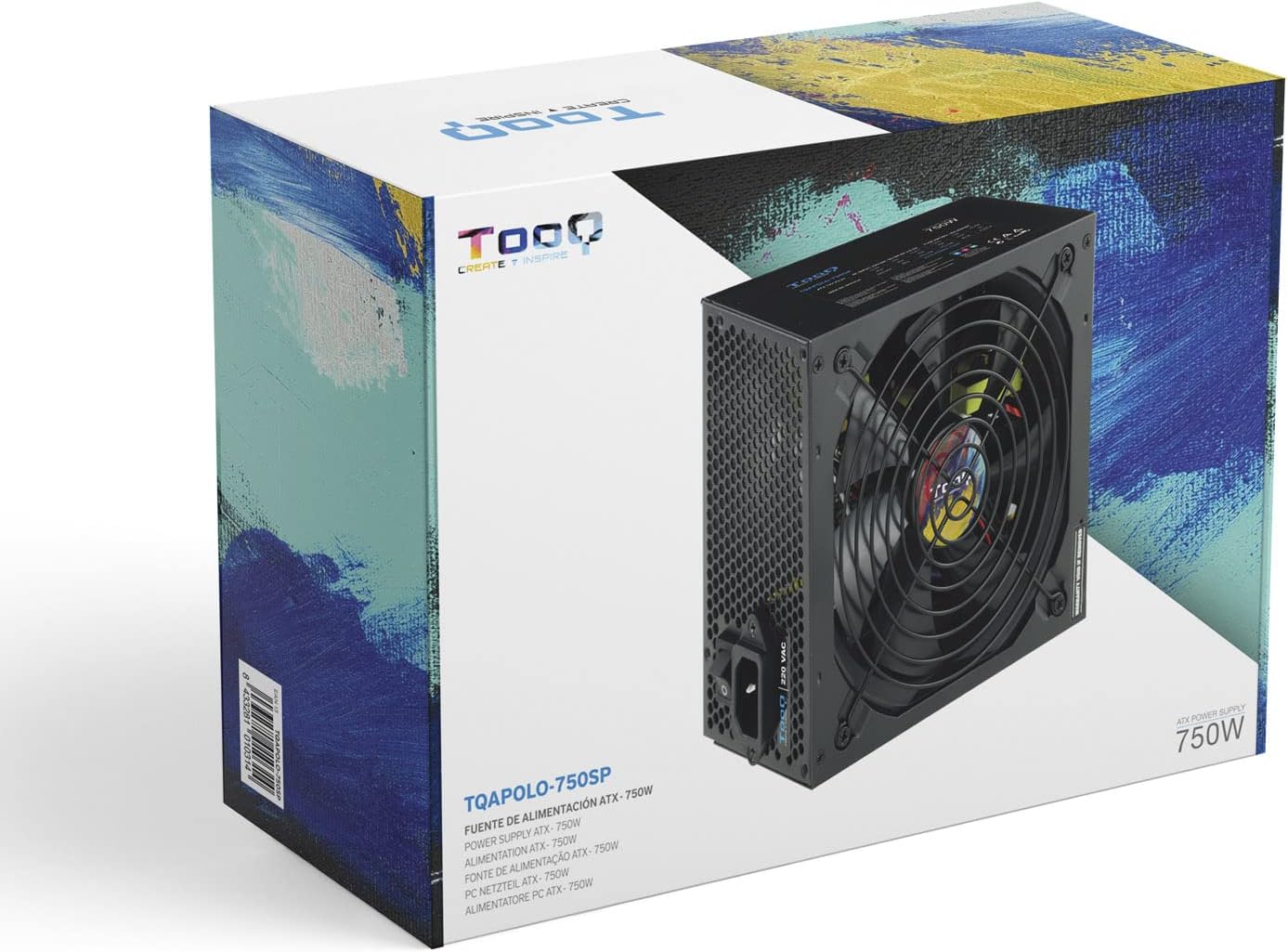 Fonte de Alimentação Tooq TQAPOLO-750SP/ 750W/ Ventoinha 14cm - Imagem 6