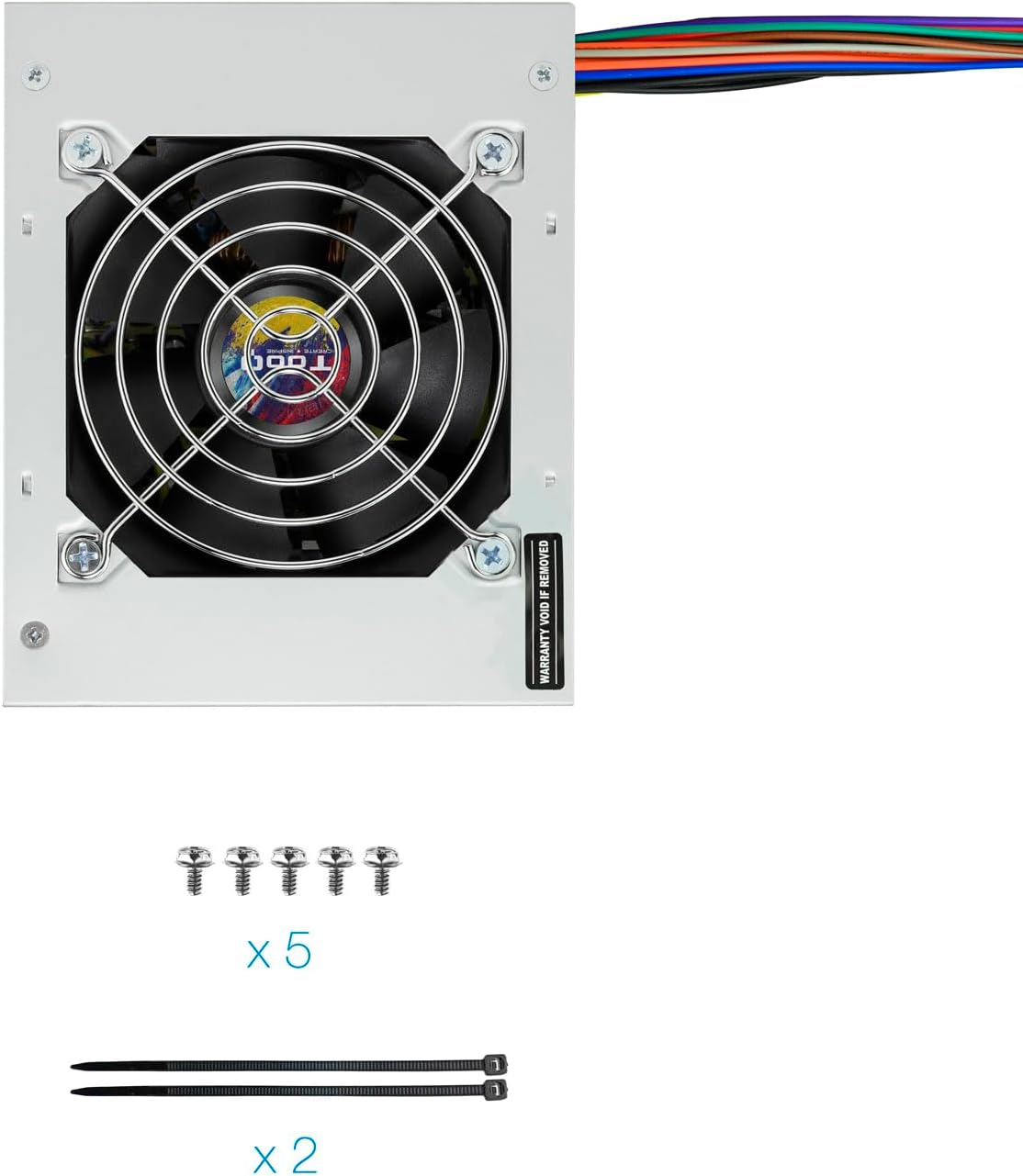 Fonte de Alimentação SFX TooQ TQEP-500S-SFX/ 500W/ Ventoinha 8cm - Imagem 6
