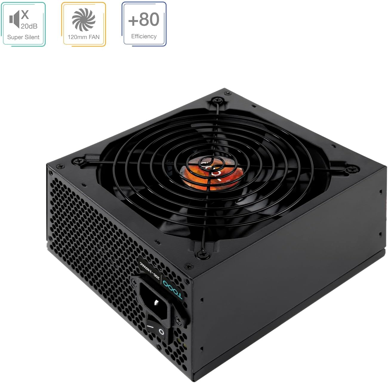 Fonte de Alimentação TooQ TQHELIOS-850SP/ 850W/ Ventoinha 12cm/ 80 Plus Bronze - Imagem 2