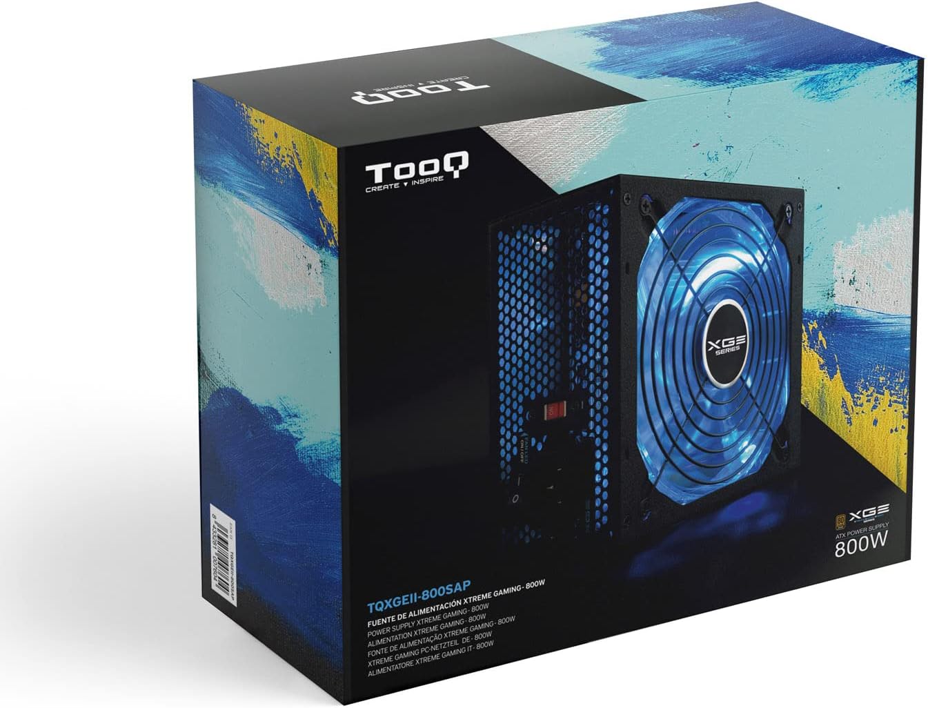 Fonte de Alimentação TooQ TQXGEII-800SAP/ 800W/ Ventoinha 14cm/ 80 Plus Bronze - Imagem 8