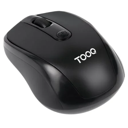 Rato Sem Fios TooQ TQMW-1103-B Óptico 1600 DPI 4 Botões 2.4GHz Preto