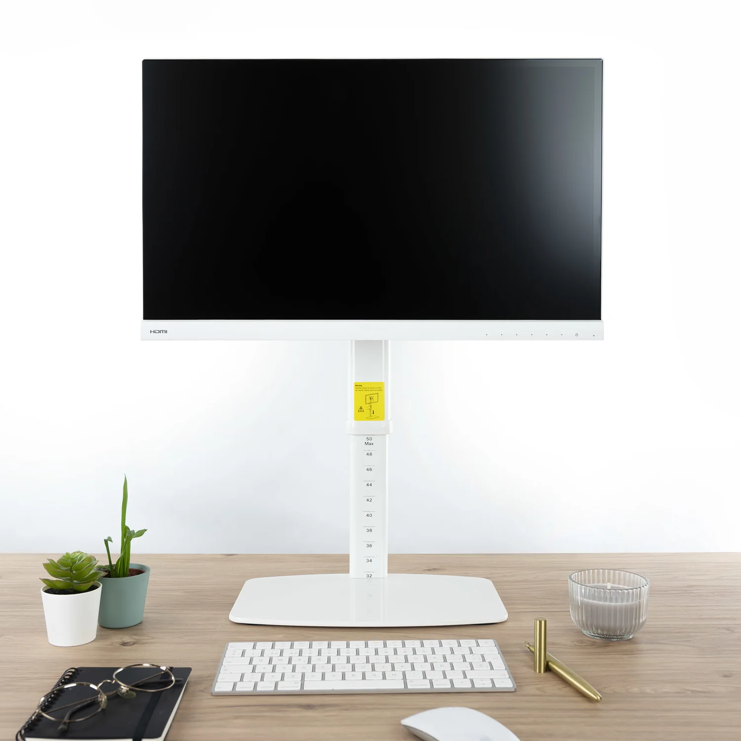 Suporte de Mesa para Monitor TOOQ DB1127TN-W 17"-27" VESA 75/100 até 6kg Ajustável Branco - Imagem 9