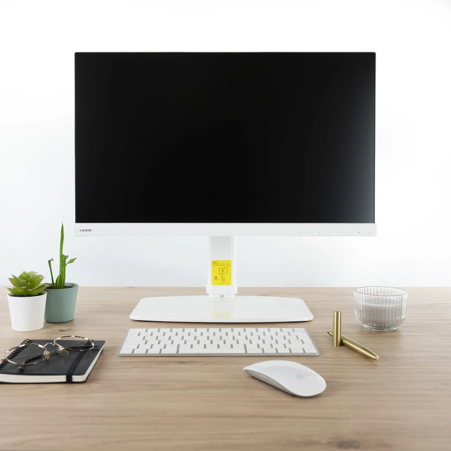 Suporte de Mesa para Monitor TOOQ DB1127TN-W 17"-27" VESA 75/100 até 6kg Ajustável Branco - Imagem 8
