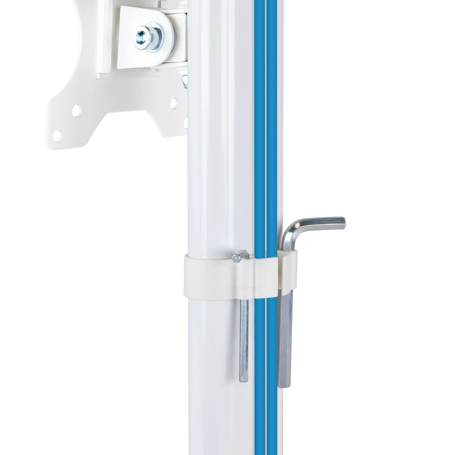 Suporte de Mesa para Monitor TOOQ DB1127TN-W 17"-27" VESA 75/100 até 6kg Ajustável Branco - Imagem 5