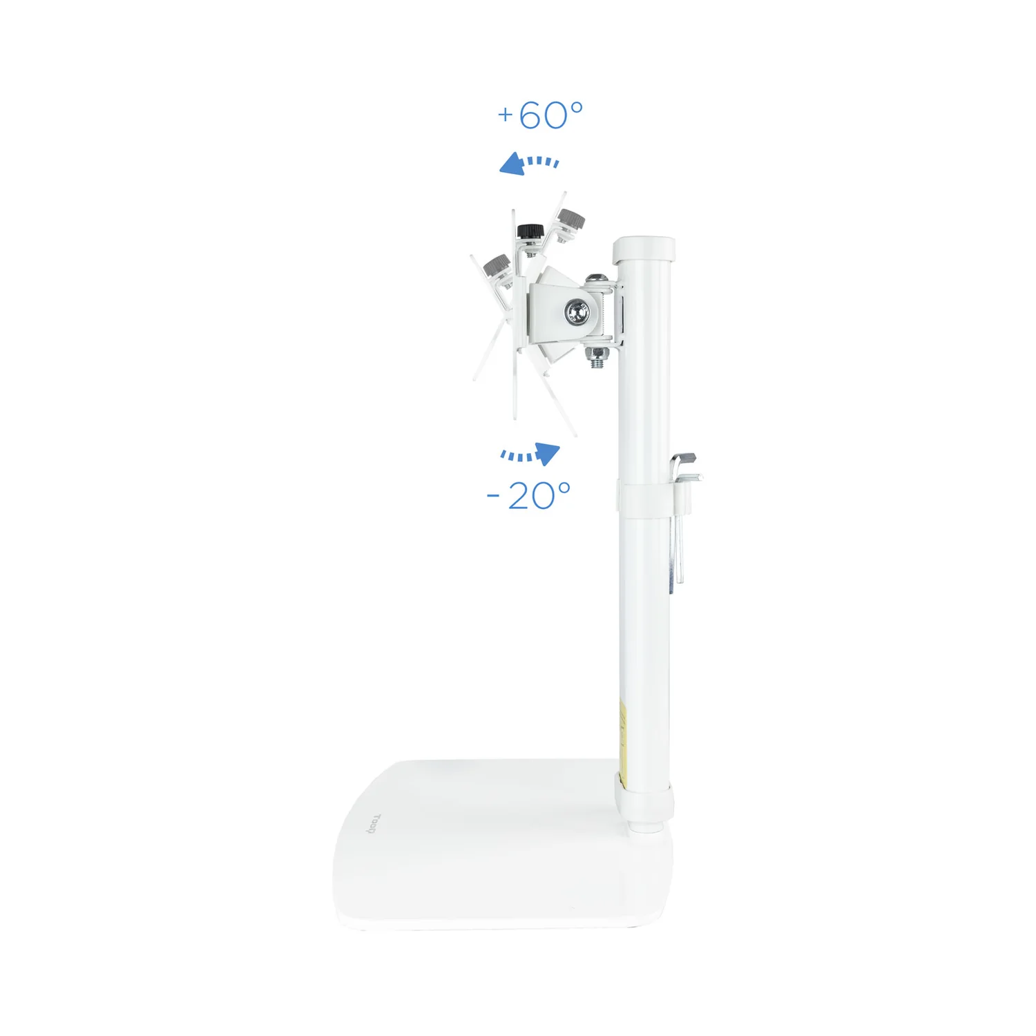Suporte de Mesa para Monitor TOOQ DB1127TN-W 17"-27" VESA 75/100 até 6kg Ajustável Branco - Imagem 3