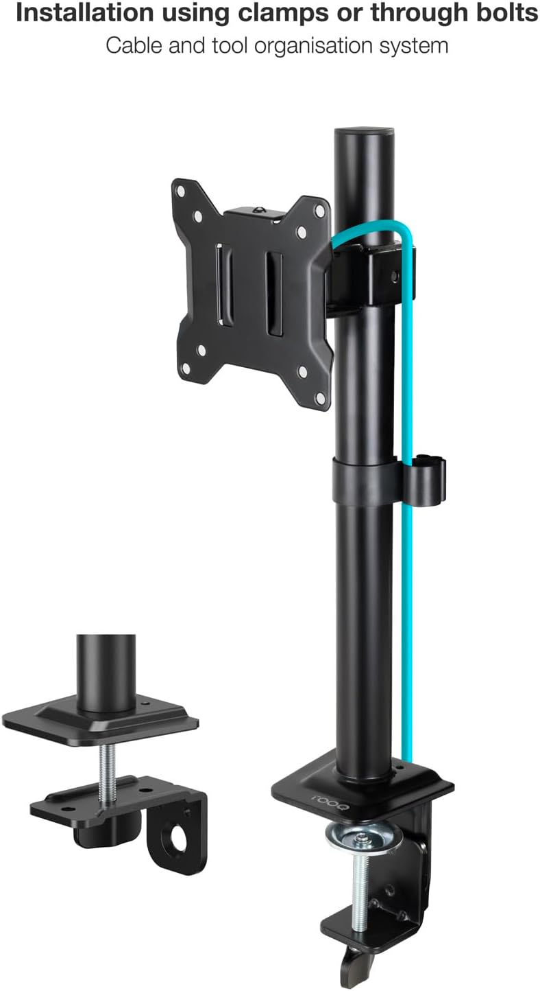 Suporte de Mesa para Monitor TooQ DB1130TN-B/ Rotativo/ Inclinável/ até 10kg - Imagem 3