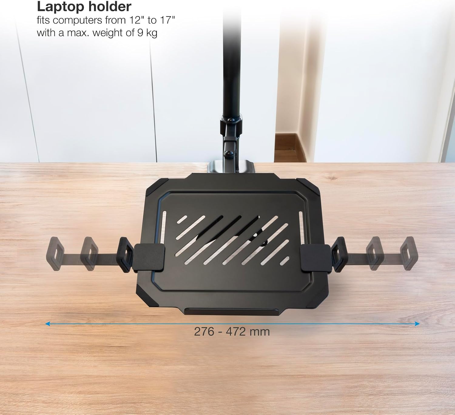 Suporte de Mesa para 2 Monitores e 1 Portátil TooQ DB1202TN-B/ Giratório/ Inclinável/ até 9kg - Imagem 5