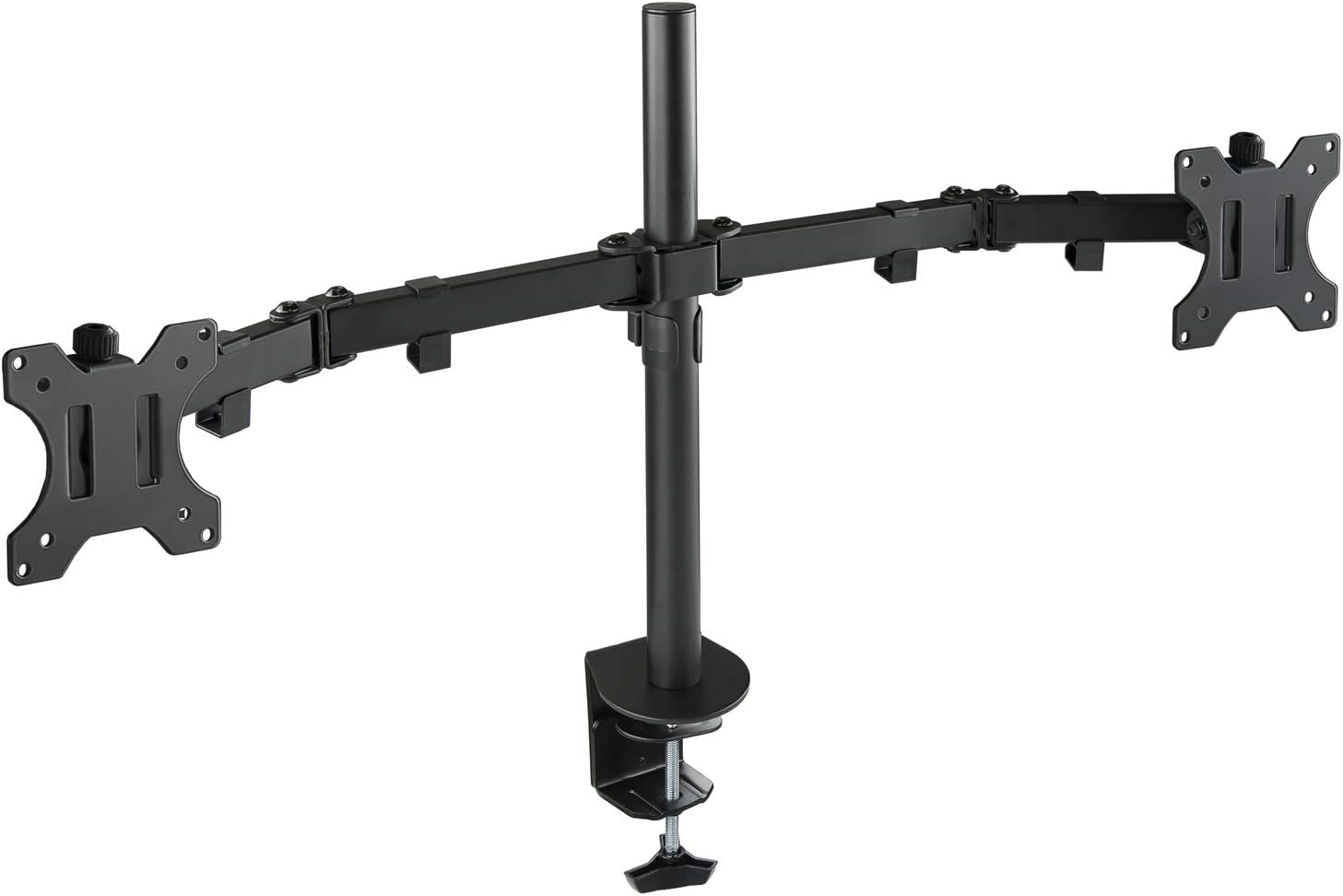 Suporte de Mesa para 2 Monitores TooQ DB1232TN-B/ Giratório/ Inclinável/ até 8kg