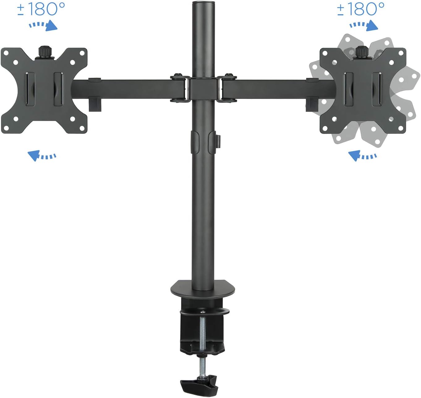 Suporte de Mesa para 2 Monitores TooQ DB1232TN-B/ Giratório/ Inclinável/ até 8kg - Imagem 7