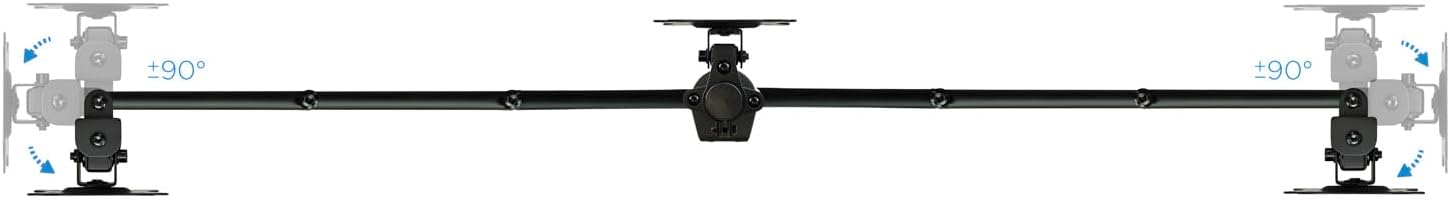 Suporte de Mesa para 3 Monitores TooQ DB1327TN-B/ Giratório/ Inclinável/ até 8kg - Imagem 3