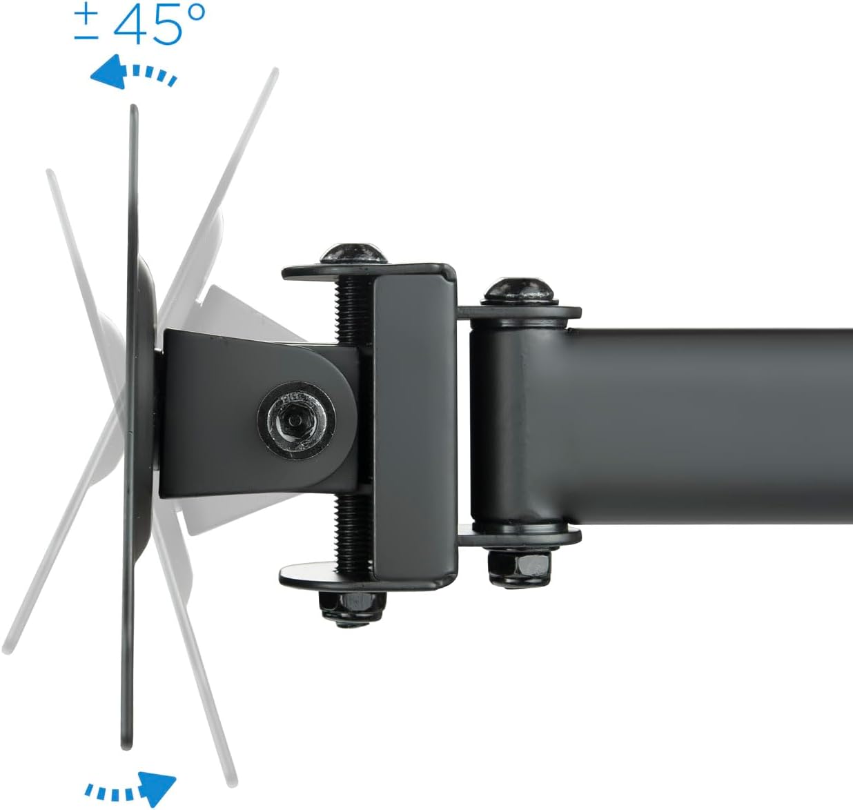 Suporte de Mesa para 3 Monitores TooQ DB1327TN-B/ Giratório/ Inclinável/ até 8kg - Imagem 4