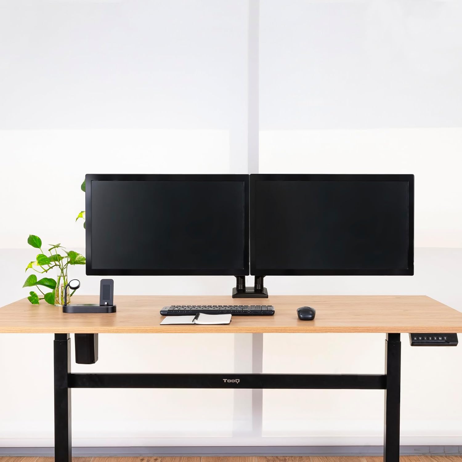 Suporte de Mesa para 2 Monitores TooQ DB1434TNR-B/ até 10kg - Imagem 5