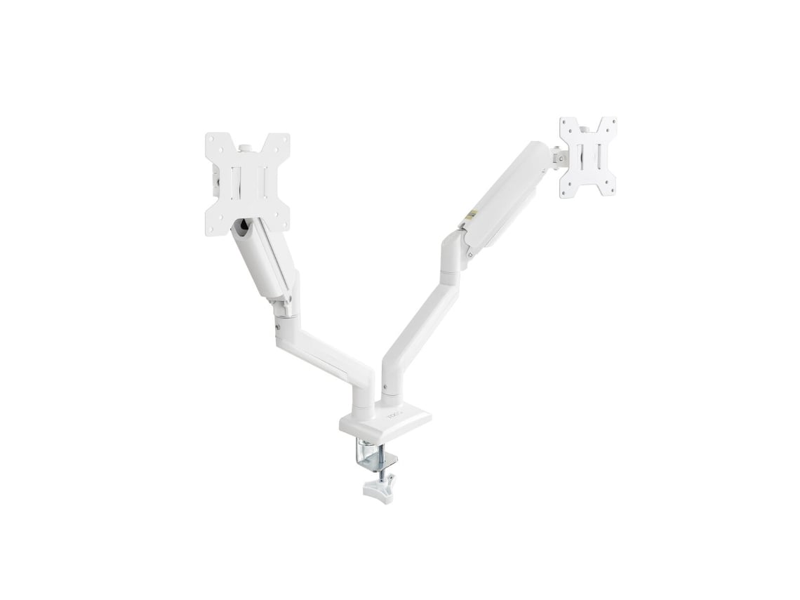 Apoio de Mesa para 2 Monitores TooQ DB1434TNR-W/ Rotativo/ Inclinável/ até 10kg - Imagem 4