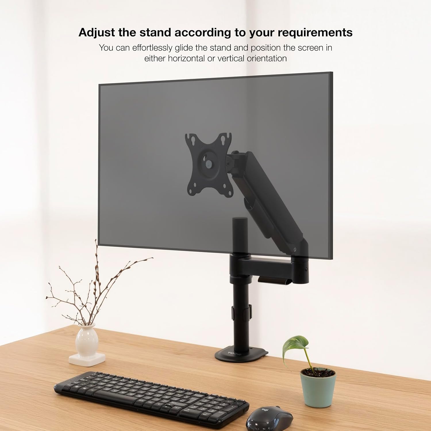 Suporte de Mesa para Monitor TooQ DB1532TNR-B/ Giratório/ Inclinável/ até 9kg - Imagem 3