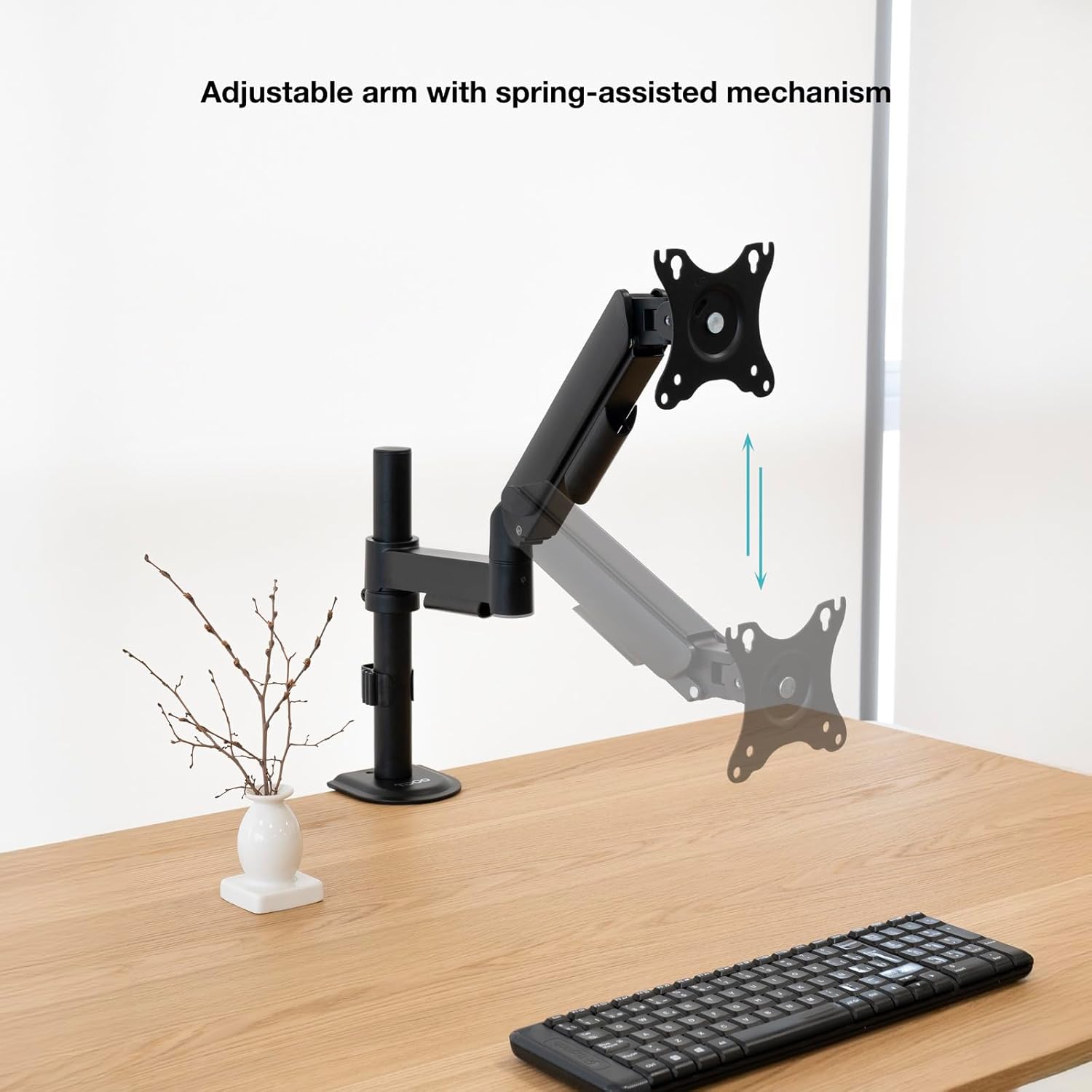 Suporte de Mesa para Monitor TooQ DB1532TNR-B/ Giratório/ Inclinável/ até 9kg - Imagem 4