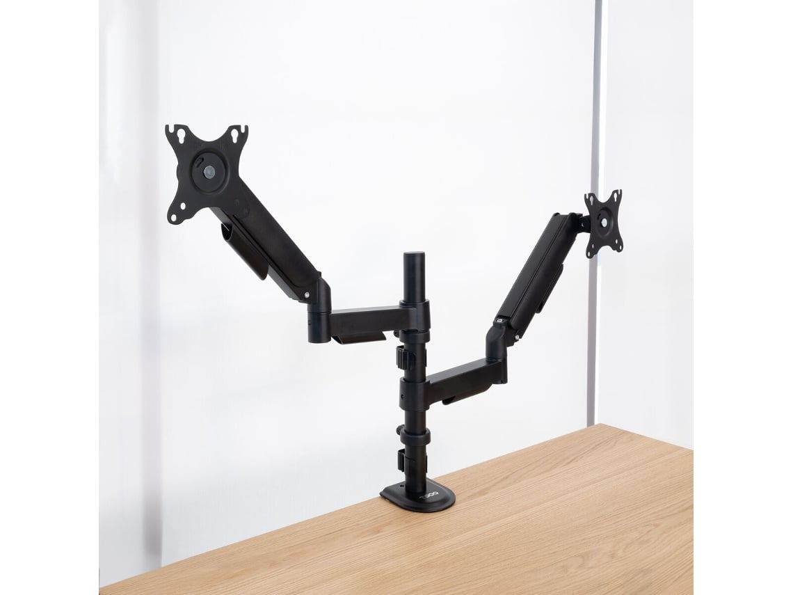 Suporte de Secretária para 2 Monitores TooQ DB1533TNR-B/ Rotativo/ Inclinável/ até 9kg - Imagem 3