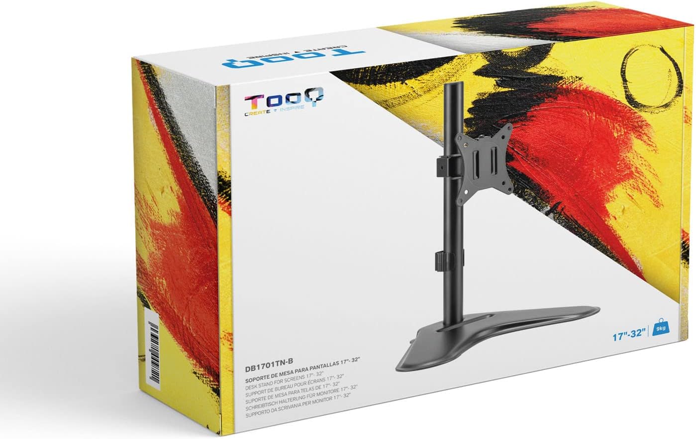 Suporte de Mesa Orientável/ Inclinável Tooq DB1701TN-B para TV e Portátil de 17-32" - Imagem 4