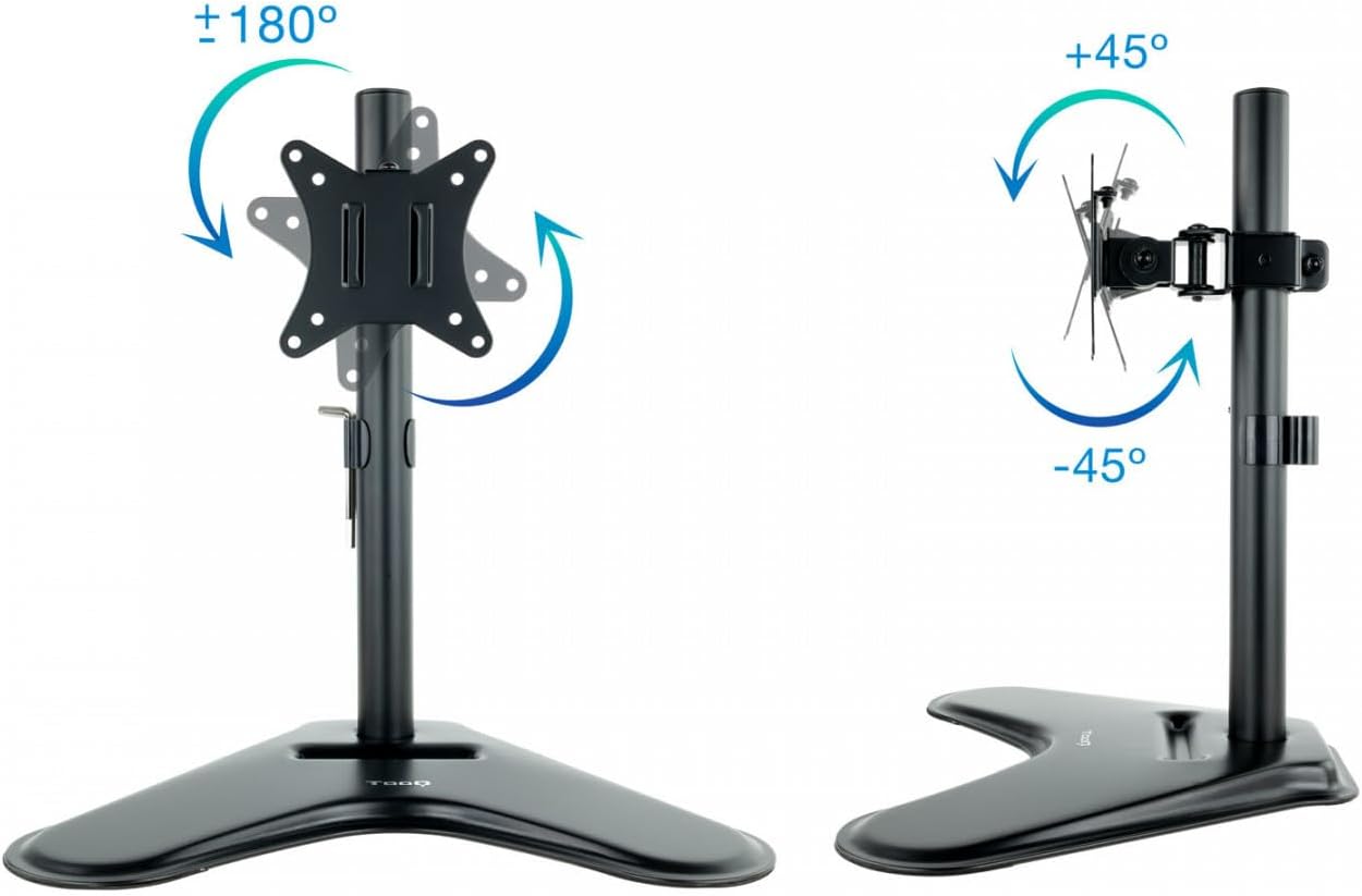 Suporte de Mesa Orientável/ Inclinável Tooq DB1701TN-B para TV e Portátil de 17-32" - Imagem 2