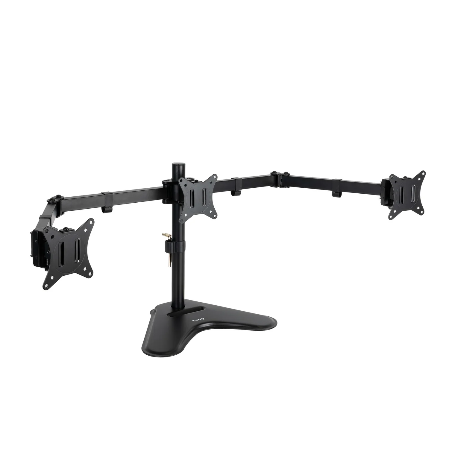 Suporte de Secretária para 3 Monitores TOOQ DB1704TN-B 17"-27" VESA 7kg por Braço Preto