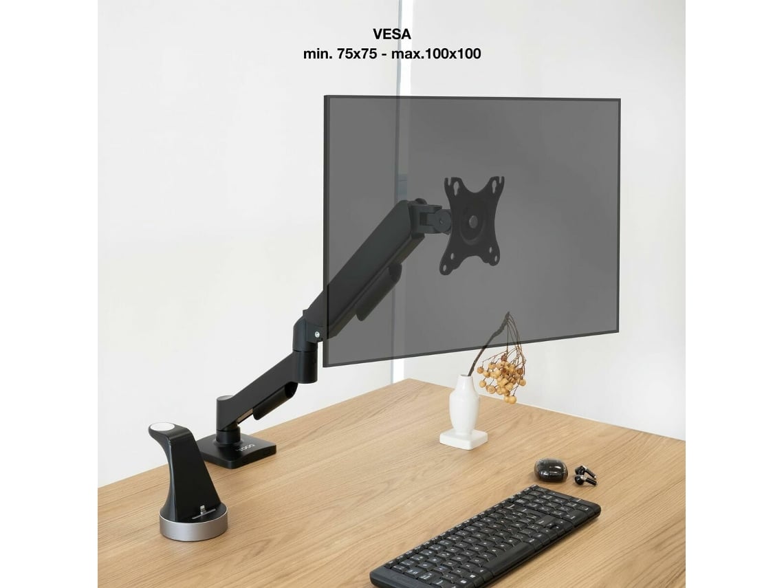Suporte de Mesa para Monitor TooQ DB1733TNR-B/ Rotativo/ Inclinável/ até 9kg - Imagem 6