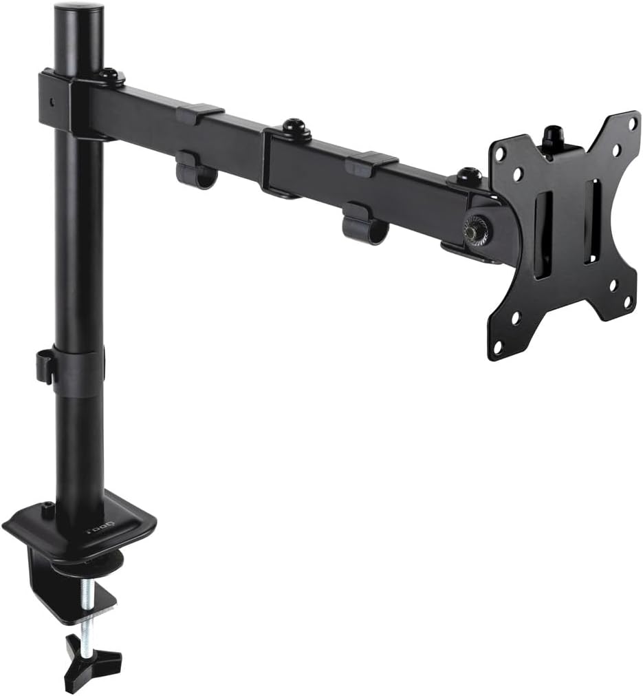 Apoio de Mesa para Monitor TooQ DB1801TN-B/ Giratório/ Inclinável/ até 8kg