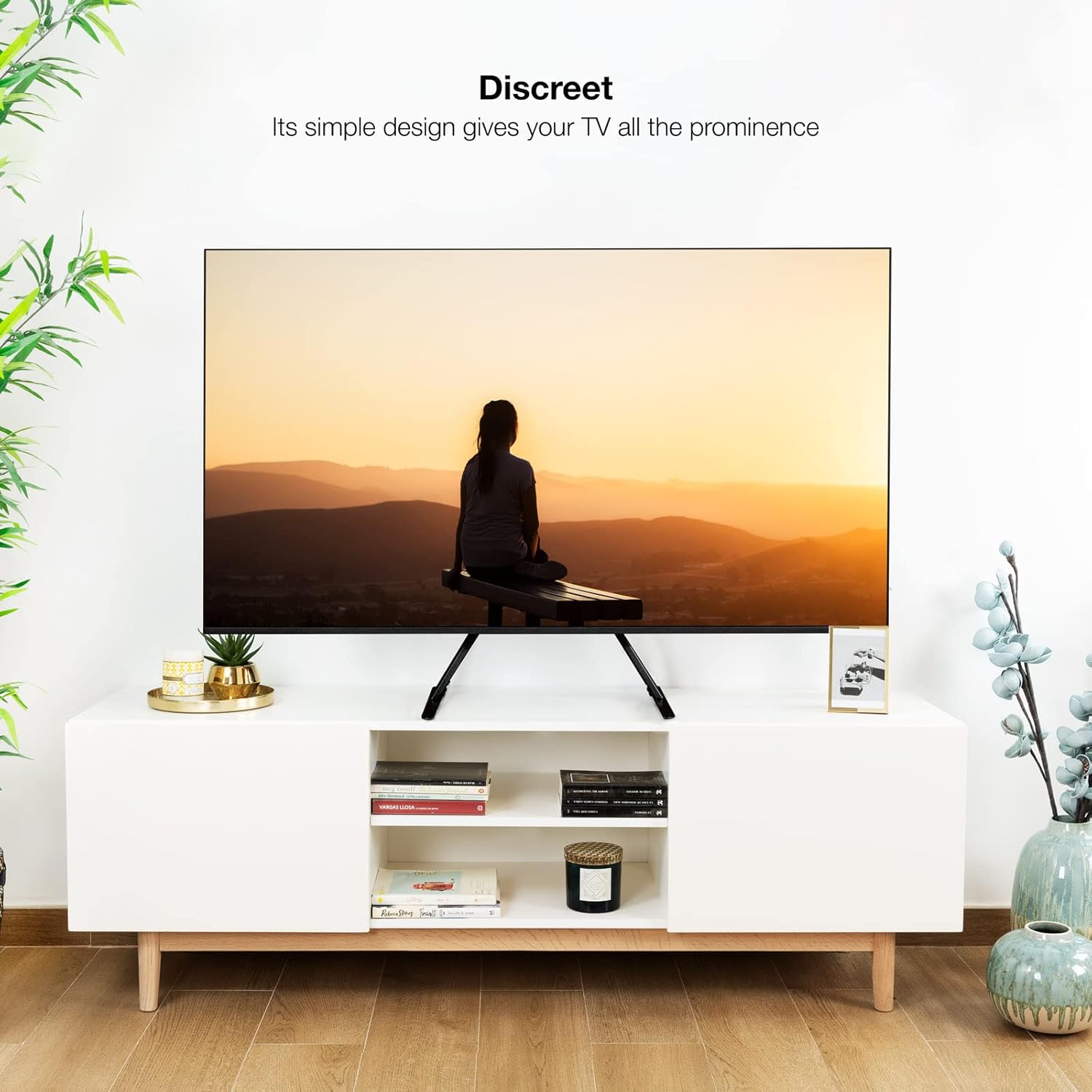 Suporte de Mesa Tooq DB2375F-B para TV e Portátil de 23-75" - Imagem 6