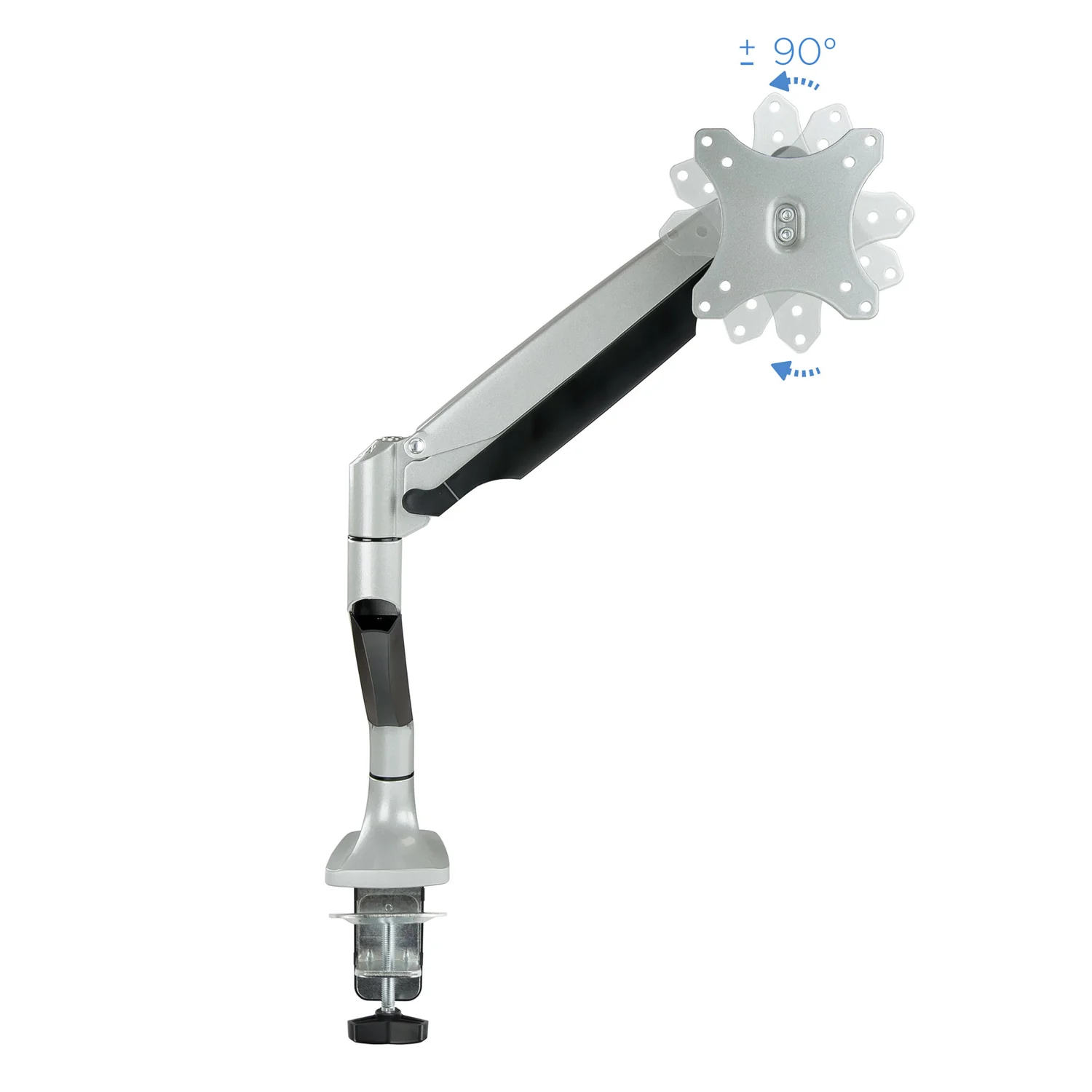 Suporte de Mesa para Monitor TOOQ DB3032TNR-S 13"-32" até 9kg Pistão a Gás VESA 75/100 Prateado - Imagem 3