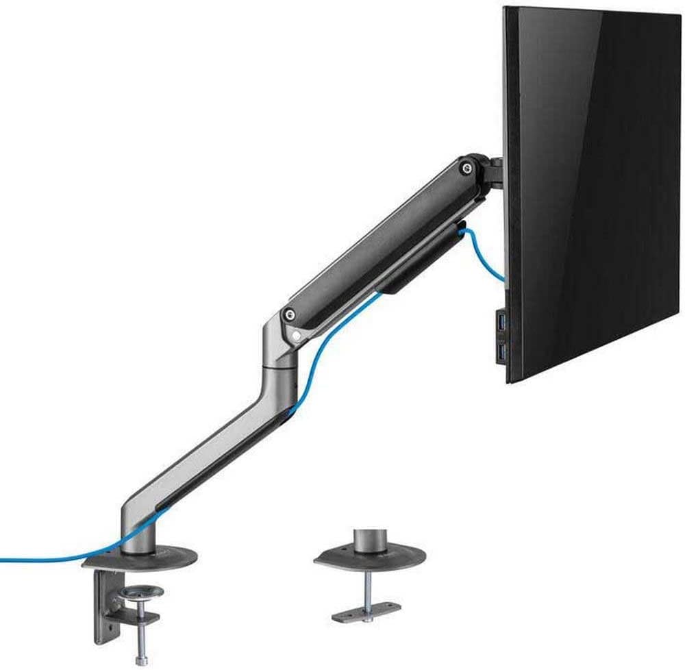Suporte de Secretária para Monitor TooQ DB4032TNR-G/ Rotativo/ Inclinável/ até 9kg - Imagem 5