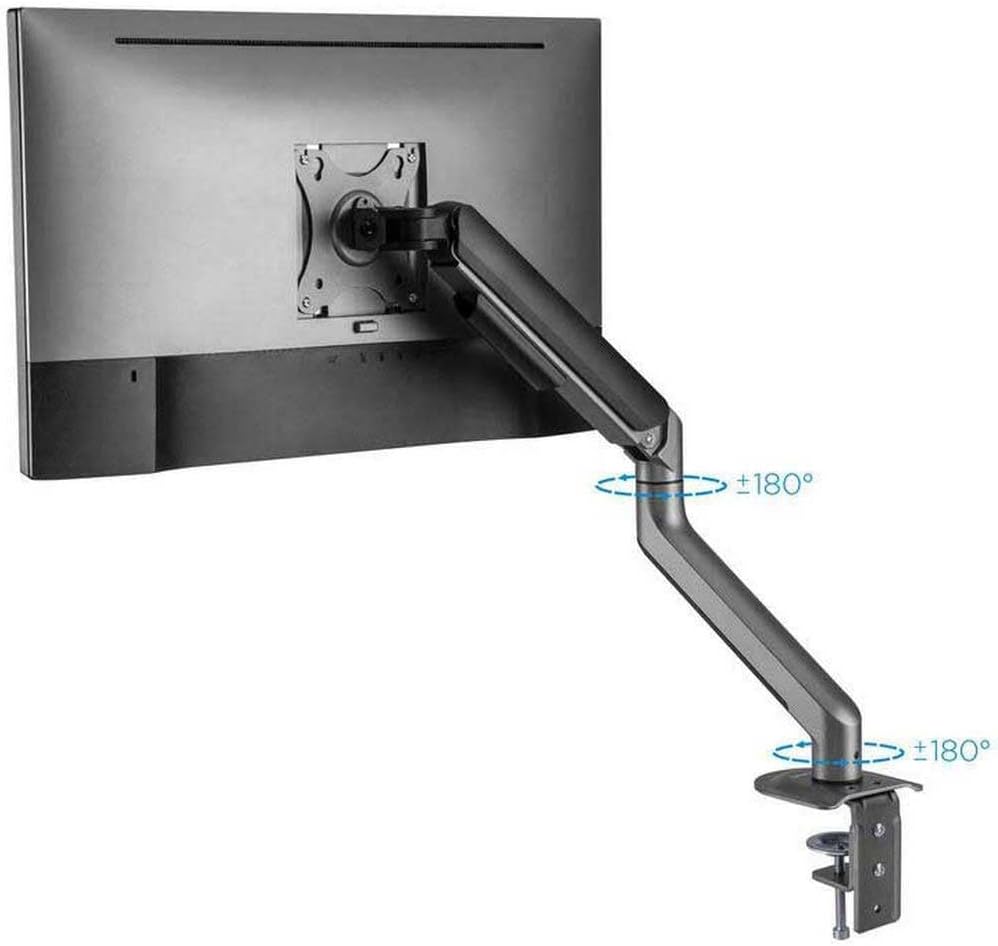 Suporte de Secretária para Monitor TooQ DB4032TNR-G/ Rotativo/ Inclinável/ até 9kg - Imagem 6