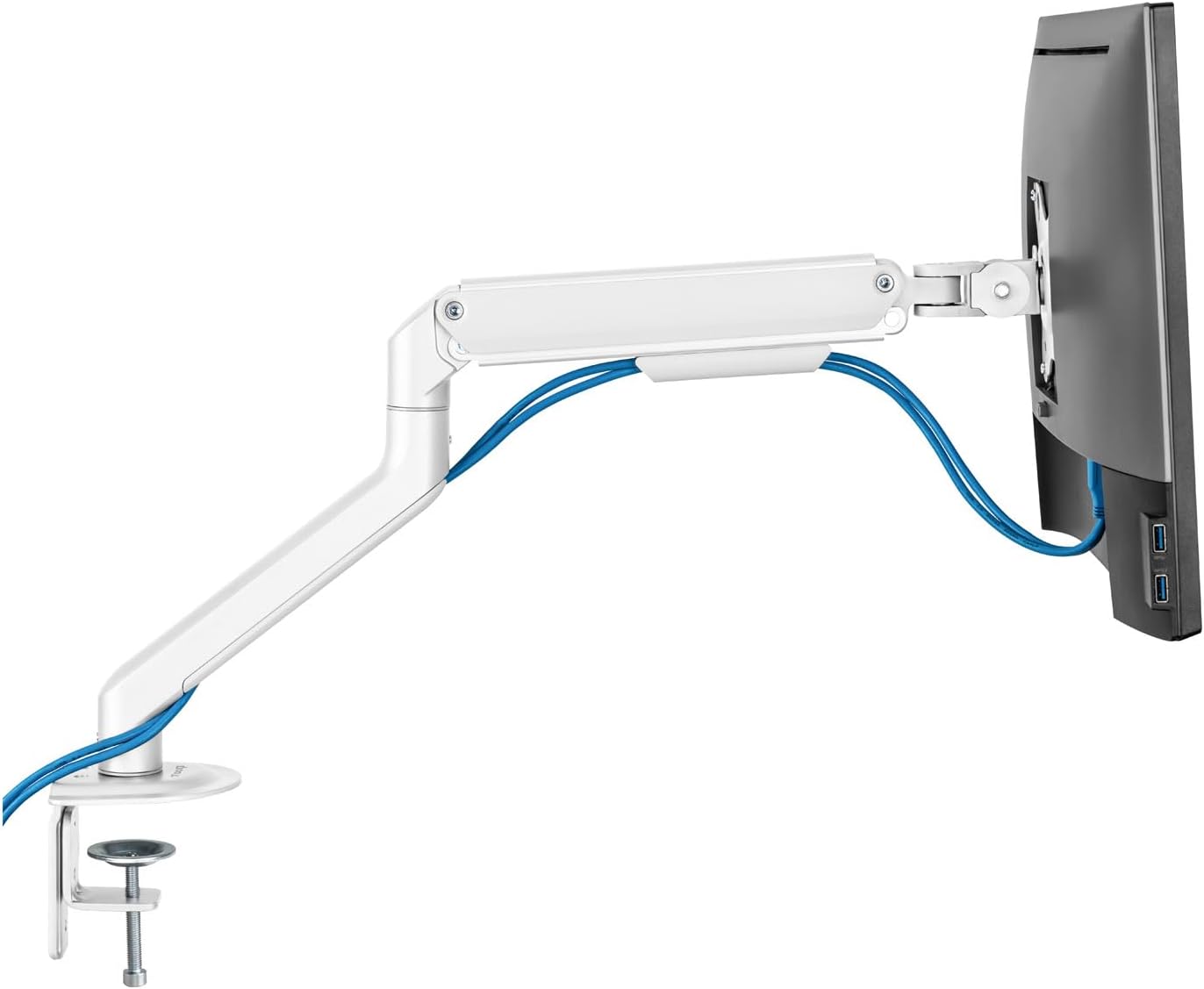 Suporte de Mesa para Monitor TooQ DB4032TNR-W/ Giratório/ Inclinável/ até 9kg - Imagem 5