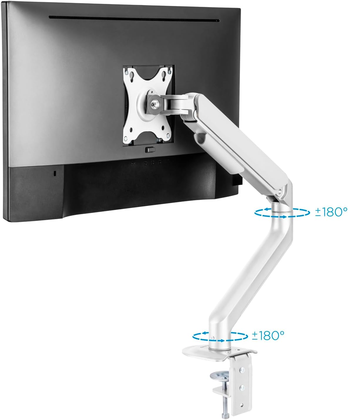 Suporte de Mesa para Monitor TooQ DB4032TNR-W/ Giratório/ Inclinável/ até 9kg - Imagem 4
