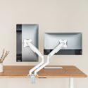 Suporte de Mesa para 2 Monitores TooQ DB4132TNR-W/ Giratório/ Inclinável/ até 9kg - Imagem 5