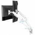 Suporte de Mesa para 2 Monitores TooQ DB4132TNR-W/ Giratório/ Inclinável/ até 9kg - Imagem 3